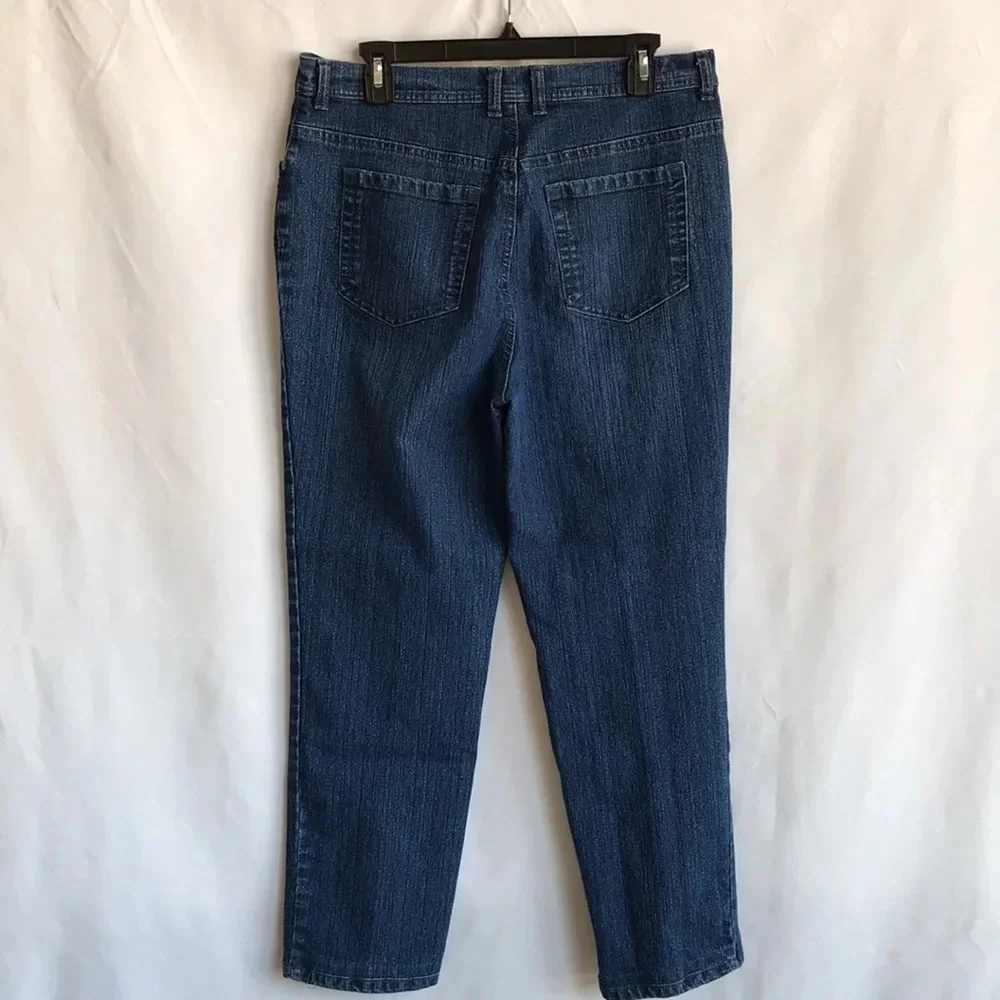 Style & Co. natural fit tapered leg blue jeans, 14 - Picture 6 of 12